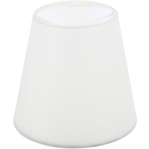 Kichvoe Small Lamp Shade Cloth Lampshade Mini Small White Barrel Shades Clip On Bulb Covers for Table Floor Pendant (Beige)