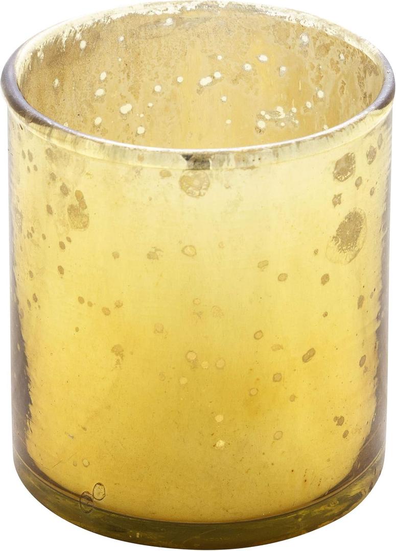 KARMA GIFTS 3" Mercury Straight Votive Gold