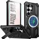 for S26 Ultra Case [Compatible with MagSafe] with Screen Protector, Magnetic Phone Case, for Samsung Galaxy S 26 Ultra Case Black