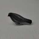 Quoowiit Sculptures Home Decor, Bird Figurine Shelf Decor, Modern Decorations for Living Room, Bedroom, Office, House, Resin Animal Statues and Figurine with Chic Polka Dots Art Design (Black) (Black-bird)