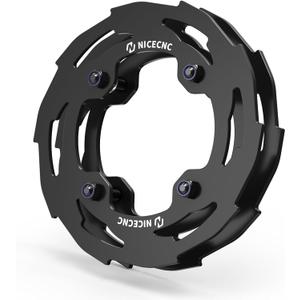 NICECNC Sprocket Guard Chain Cover Protector Compatible with Yamaha YFZ450R 2009 2010 2011 2012 2013-2023, YFZ450R SE 2009-2019 2020 2021 2022 2023, See Fitments Black