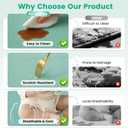 Inaya Baby Play Mat Vegan Leather 50x50, Waterproof - Wipeable, Soft and Thick Foam Cushioned Floor Mat for Babies and Toddlers, Ideal for Crawling, Tummy Time, Playpen & Diaper Change, Stylish Green