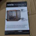 Porayhut Pop up Bubble Tent Screen House 10’X10’Large Camping Sun Shelter,Weather and Cold Proof Pod with Detachable Sunshade Cloth,Waterproof Floor,2 Zipper Doors & 4 Mesh Breathable Windows