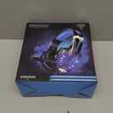 BENGOO G9000 Stereo Gaming Headset for PS4 PC Xbox One PS5 Controller, Noise Cancelling Over Ear Headphones with Mic, LED Light, 7.1 Surround Sound, Soft Memory Earmuffs for Nintendo Xbox Series X|S (Blue)