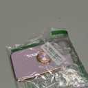 Hython for iPhone 14 Pro Case with Ring Stand [360 Rotatable Ring Holder Magnetic Kickstand] [Support Car Mount] Plated Rose Gold Edge Slim Soft TPU Luxury Protective Phone Case Cover, Purple