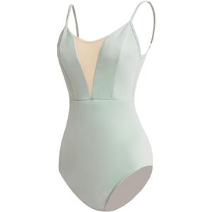 ROYAL SMEELA Womens Camisole Dance Leotards with Adjustable Straps Ballet Leotards for Women Backless Ballet Dance Leotard (Large, Honeydew Green)