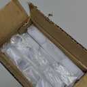 4 Pack Drawer Dividers for Clothes, 4" High 10.6"-16.9" Drawer Divider Adjustable Expandable Dresser Drawer Organizer, Clear Dresser Separators for Clothes, Underwear, Baby Clothes,Cosmetic,Toiletries