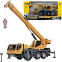 Gemini&Genius 1/50 Scale Autocrane Toys, Crane Truck Construction Vehicle, Alloy Boom Truck Engineering Car Models, Great Gifts, Collections, Cake Toppers, Room Decoration for Kids