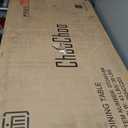 ChooChoo 47.2 Inch Round Dining Table for 4, Farmhouse Wood Kitchen Table, Circle Dinner Table for Kitchen & Dining Room, Black