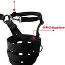 Horse Grazing Muzzle with Halter for Horse Easy Breathe and Comfortable (M)