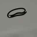 Adjustable Mens Bracelet Made of Durable Waterproof Rope | Stylish Accessory For Men | 10 colors | Fits Any Wrist Size (Black)