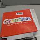 96Pcs Breakfast Birthday Decorations Bacon Fried Egg Plates and Napkins Xmas Brunch Theme Birthday Decoration Favors for Kids Adults Bday Baby Shower BBQ Picnic Holiday Party Supplies Serves 24