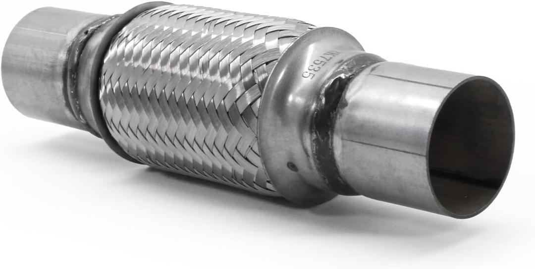RP Remarkable Power, RK7535-2" x 6" Heavy Duty Stainless Steel Exhaust Flex Pipe 10" OL