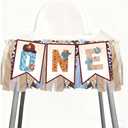 My First Rodeo High Chair Banner: My First Rodeo Decorations Boy 1st Rodeo Cowboy Birthday Party High Chair Banner for Boys First Rodeo Birthday Decorations