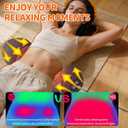 3-in-1 Electric Lumbar Support Cushion with Heat, Vibration & Airbag Lift, Corded Back Stretcher Device for Lower Back Pain Relief, Massager for Office Chair, Sofa & Bed