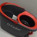 O-Cedar EasyWring Microfiber Spin Mop, Bucket Floor Cleaning System, Red, Gray, Standard
