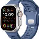 Odbeai Sport Band Compatible with Apple Watch Ultra 2 3/Ultra Band,Compatible with Apple Watch Bands for Men 49mm 46mm 45mm 44mm 42mm,Waterproof Silicone Strap for iWatch Bands All Series SE 11 10 9-1
