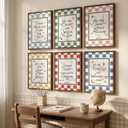 2 x 6pcs Colorful Bible Verse Canvas Wall Art Christian Boy Education Posters Prints Children'S Bible Inspirational Quote Wall Decor Pictures for Nursery Kids Bedroom Classroom Home Decoration Unframed, 10"L x 8"W
