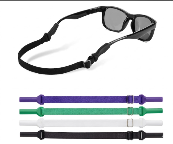 lvvfit Kids Glasses Straps(6.5-10inch)-Adjustable Glasses Strap Sports Sunglasses Eyeglasses Holder Straps for Toddler and Kids-Eyewear Retainers for boys and girls age 3-12 years (3pcs Multy color)