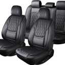 Chezope Leather Car Seat Covers Compatible with Chevy Chevrolet Silverado GMC Sierra,Fit for 2007-2013/2019-2024 1500 HD / 2500 HD / 3500 HD Truck