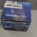 Wrist Trainer Ball Auto-Start Gyroscopic Forearm Exerciser Gyro Ball for Strengthen Arms, Fingers, Bones and Muscles (Black with LED light)