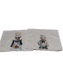 Eieanao Funny Pig Gifts Kitchen Towels Set of 2, Chef Cooking Hand Towels, Funny Pig Microfiber Dish Tea Towel for Kitchen Bar Decor, Chef was Cute, Would Eat Here Again, 16x24 Inch