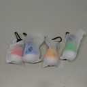 FLY2SKY Portable LED Tent Lamp, Clip Hook Hurricane Emergency Light Bulb, Camping Equipment Lanterns for Hiking, Backpacking Outage, B-CLOSED-HOOK, 4 Packs