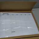 MaxGear Monthly Calendar Dry Erase Board for Wall, 24"x18" Magnetic Double-Sided White Board, Hanging Whiteboard for Planning, Drawing, Memo, to Do List, School, Home, Kitchen, Office
