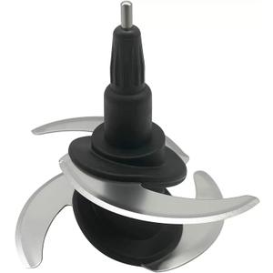 4 Blade Ninja Blender Blade Replacement Parts Compatible with 64oz(8Cup)72oz(9Cup) Food Processor Bowl Ninja Blades Auto iQ Chopping Blade 319KKU770 for Pitcher BL681A BL682 BL770AMZ and More