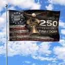 250 Anniversary Usa Flag, Commemorative House Flags, American Flag With Eagle, Two-sided Design 3x5 Ft 1