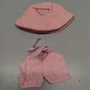 17cm Clothes Set(NO Doll), Hat & Overalls Set for 17cm Accessories Suit,Cute Stylish Clothing Suit for Doll Dress up (Pink)Pack of 5