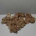 ColorGround Long Curly Multi-Color Cosplay Wig with 2 Ponytails(Brown with Blonde)