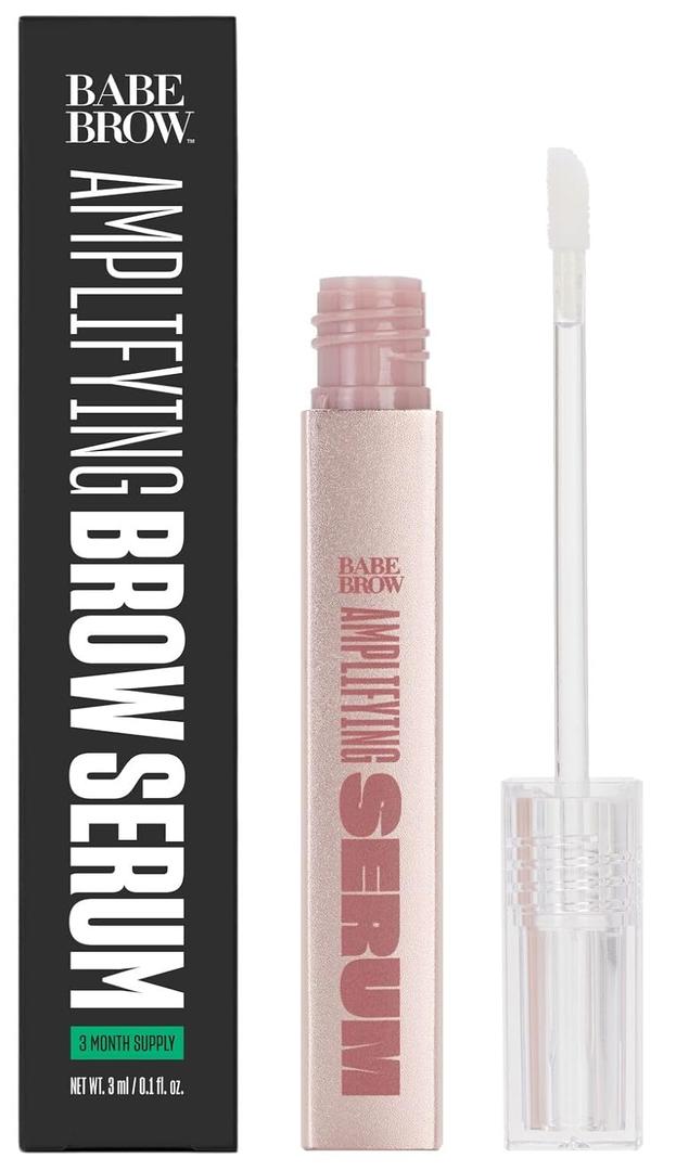 Babe Original Eyebrow Serum For Thicker Brows - Brow Serum with Castor Oil, Biotin, Repairing Amino Acids (0.1 Fl Oz (Pack of 1))