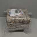 Washable 5x7 Area Rugs for Living Room, Boho Non-Slip Vintage Distress Rugs for Bedroom Dining Room Nursery Office, 0.3" Neutral Oriental Throw Thin Carpet with Cushioning Pad, Flaxen/Brown/Multi