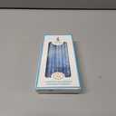 The Dreidel Company Hanukkah Candles Multi Blue Hued Frosted Deluxe Tapered Candles 1-Hour Burn Time 45 Candles for All Eight Nights of Chanukah (Single)