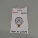 1.5"-4,000psi Pressure Ga-Sngl Scale- 1/8" Brass Inlet