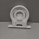 Delidigi ABS Wall Mount Compatible with Google Nest WiFi Router- AC2200 Bracket Holder Shelf for Nest WiFi Point [Built-in Cable Management] (White) (1 Pack)