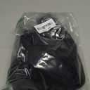 Women's Y2K Off-Shoulder Crop Top - Ruched Sleeveless Blouse for Beach Party (Large, Black)