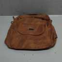 PU Leather Backpack Purse for Women Fashion Multipurpose Design Handbag Ladies Shoulder Bags Travel Backpack Brown