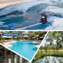 Automatic Pool Cover Pump - 1 HP 3500 GPH Sump Pump Above Ground with Check Valve, 3 Adapters and 29.5FT Extra Long Power Cord, Pump Water Removal for Swimming Pool, Basements, Rooftops