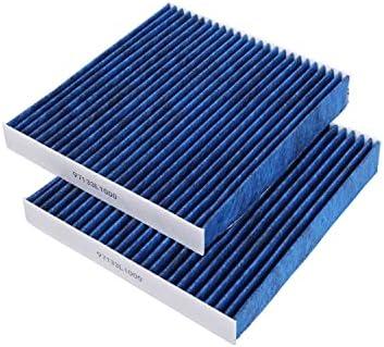 Forccord 2-PACK HEPA Cabin Air Filter Fits for ENCLAVE (08-17), TRAVERSE(09-17), ACADIA(07-16), ACADIA LIMITED(2017), OUTLOOK(07-10) Activated Carbon Cabin Filter Replacement CF11663 Car Accessories