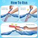 Lehoo Castle Water Guns 12 Pack, Super Water Blaster Soaker Foam Squirt Guns Bulk Beach Pool Outdoor Toys Summer Party Family Games for Kids Adults