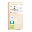 Delta Children Summer Breeze Mattress - Breathable Baby Crib & Toddler Mattress with Cloud Core - Machine Washable Cover - GREENGUARD Gold Waterproof - Sustainably Sourced Core, Apricot/White