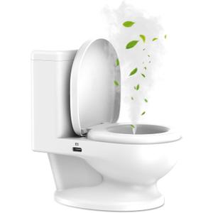 Creative Toilet Humidifier, Gag Gifts, White Elephant Gift, Funny Portable Mini Humidifier Two Mist Settings Adjustable, 2025 New Essential Oil Diffuser for Home Office Desktop