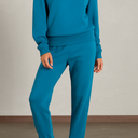 Prinbara Women's Sweatsuits 2 Piece Set Long Sleeve Hoodie Sweatshirt Pullover Tops with Joggers Sweatpants Trendy Tracksuit L