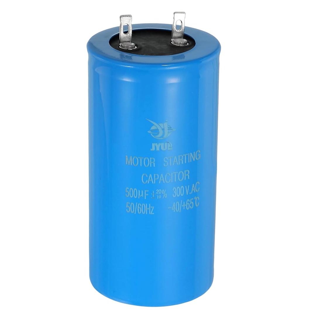 PATIKIL Motor Start Capacitor, 500uf 300V CD60 Starting Running Capacitor for Air Conditioners, Electric Motor