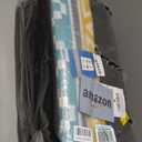 GAOMON Outdoor Rug 9'x12' Waterproof Rug for Patio Decor, Foldable Reversible Plastic Straw Area Rugs Mat for Camper, Outside Carpet for Deck, Porch, Picnic, Beach, Teal/Yellow (Bohemia)