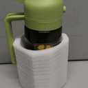 TrendPlain - Original 16oz/470ml Olive Oil Dispenser Bottle for Kitchen Gadgets and Air Fryer Accessories - Olive Oil Sprayer for Cooking w/Stickers - Green