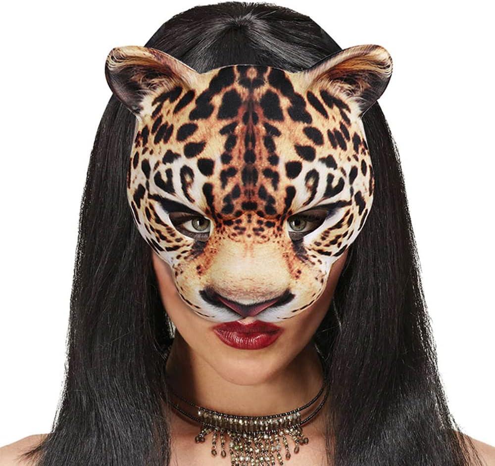 NewL Halloween 3D Animal Half Face Mask Masquerade Party Cosplay Costume for Women and Men