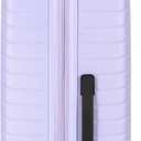 TRIPS RIDGELINE 28-Inch Lightweight Durable Hardside 8-Wheel Spinner Checked Suitcase Size Luggage, Lavender, LARGE CHECKED